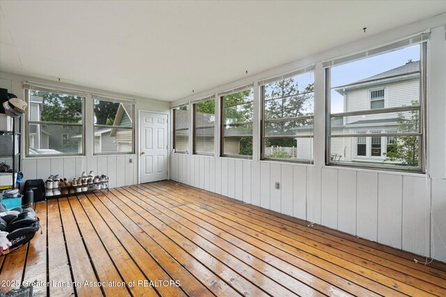 409 E Higham St, Saint Johns, MI 48879 - unfurnished sunroom featuring plenty of natural light