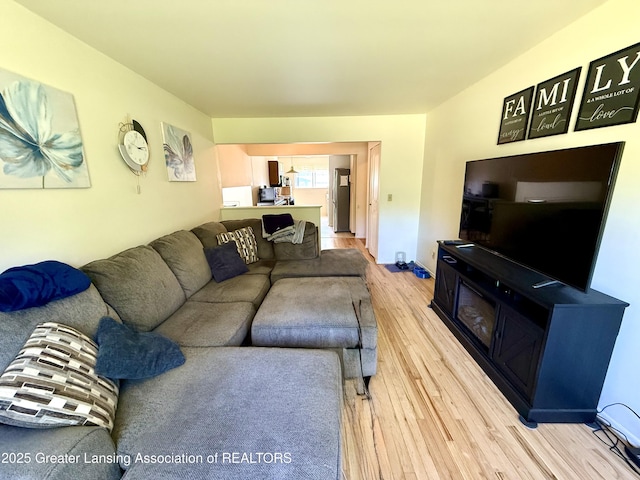 3618 Alpine Dr, Lansing, MI 48911 - living area featuring light wood-style flooring