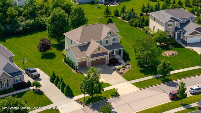 6075 Sacramento Way E, Lansing, MI 48823 - aerial perspective of suburban area