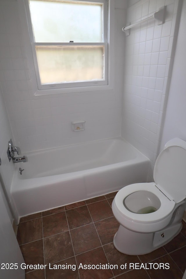 3700-3702 Malibu Dr, Lansing, MI 48911 - bathroom with bathtub / shower combination and tile patterned flooring