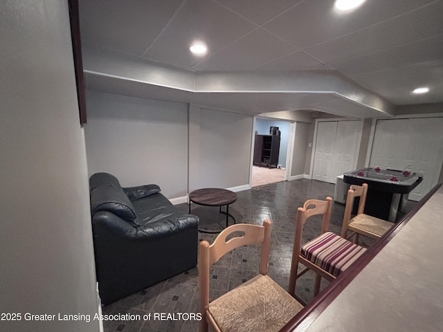 2665 Allium Dr, Holt, MI 48842 - living room with recessed lighting and baseboards
