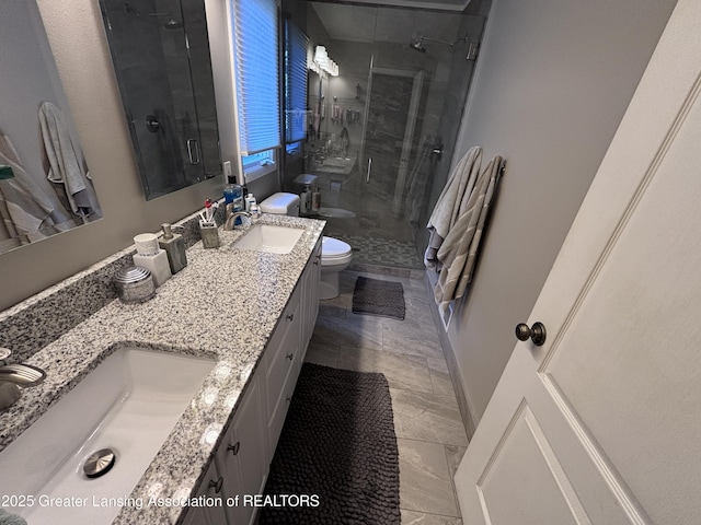 2665 Allium Dr, Holt, MI 48842 - full bath featuring double vanity and a stall shower