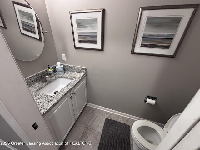 2665 Allium Dr, Holt, MI 48842 - half bathroom featuring vanity and toilet