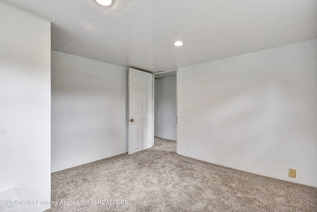 321 Lamb St, Perry, MI 48872 - carpeted empty room featuring recessed lighting