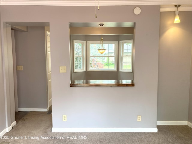 500 Spring St, Grand Ledge, MI 48837 - carpeted spare room featuring baseboards