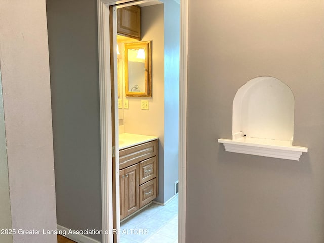 500 Spring St, Grand Ledge, MI 48837 - bathroom with vanity
