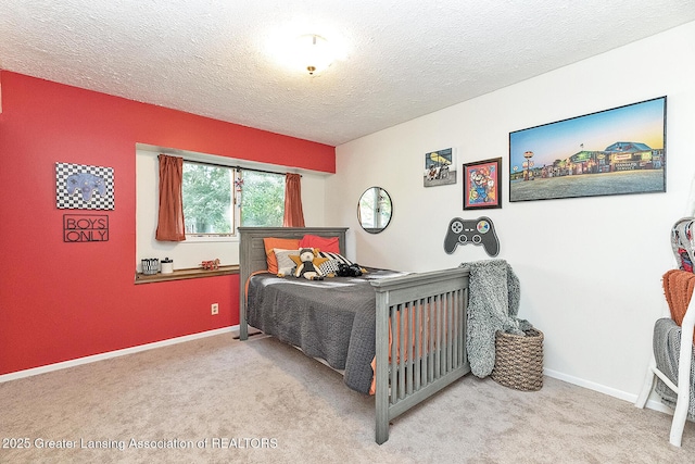 3855 Sandlewood Dr, Okemos, MI 48864 - bedroom with carpet and a textured ceiling
