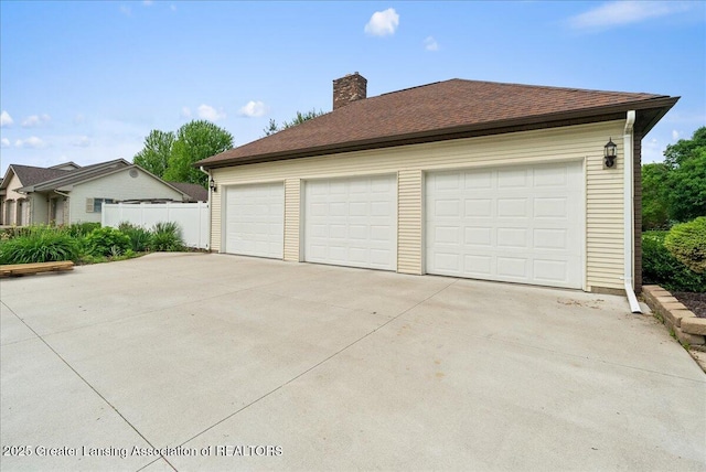527 Day Rd, Owosso, MI 48867 - view of detached garage