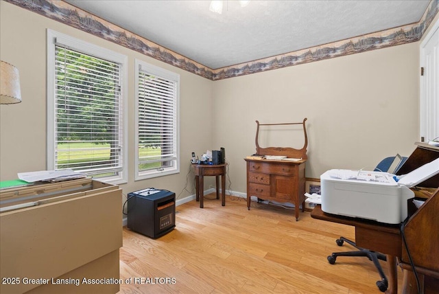 527 Day Rd, Owosso, MI 48867 - office space with plenty of natural light and wood finished floors