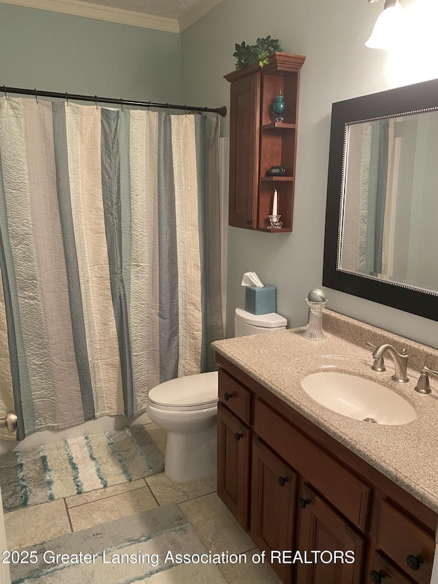 4001 Canyon Cv # 56, Holt, MI 48842 - bathroom with vanity and crown molding
