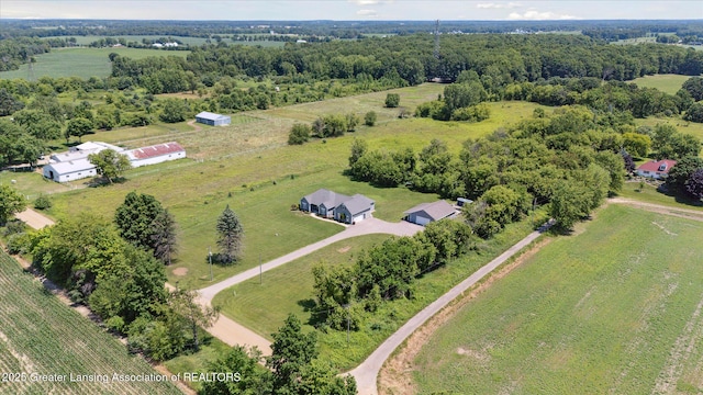 14747 Forest Hill Rd, Grand Ledge, MI 48837 - aerial view of sparsely populated area