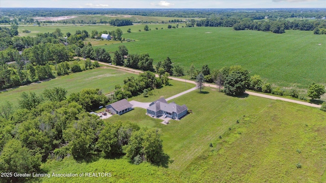14747 Forest Hill Rd, Grand Ledge, MI 48837 - overview of rural landscape with a pastoral area
