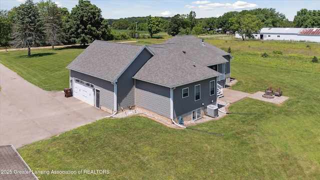 14747 Forest Hill Rd, Grand Ledge, MI 48837 - view from above of property
