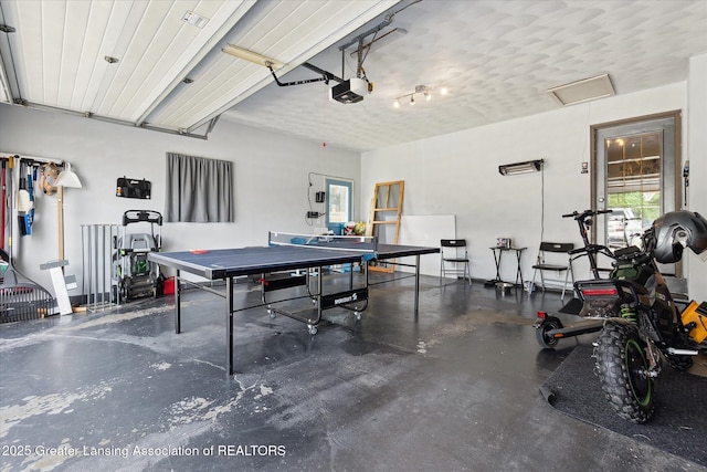 8713 Wintergreen St, Lansing, MI 48917 - playroom with a garage