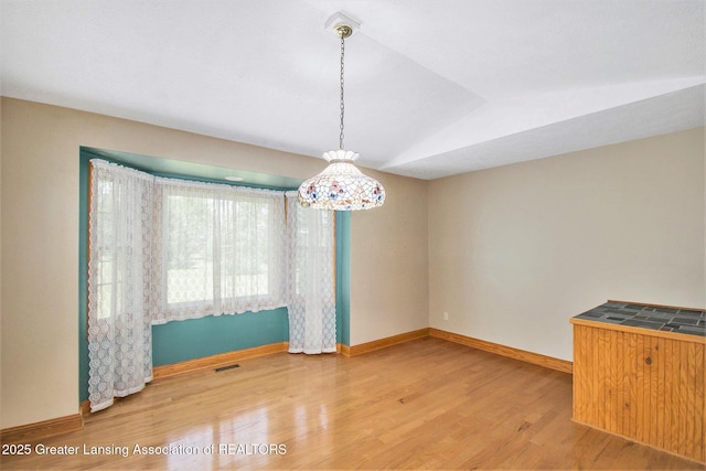 6875 W Howe Rd, Dewitt, MI 48820 - spare room featuring wood finished floors and baseboards