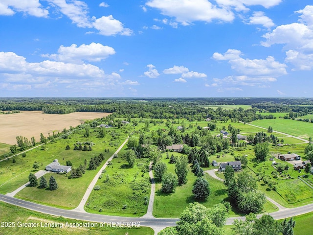 6875 W Howe Rd, Dewitt, MI 48820 - overview of rural landscape