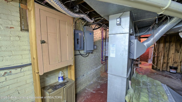 502 S Main St, Eaton Rapids, MI 48827 - utility room with electric panel