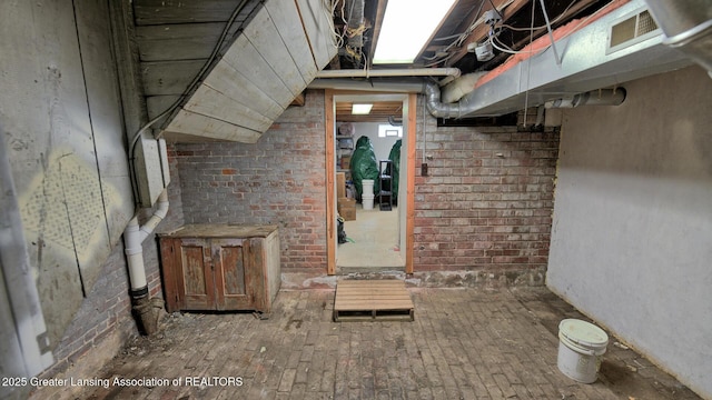 502 S Main St, Eaton Rapids, MI 48827 - view of unfinished basement