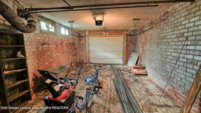 502 S Main St, Eaton Rapids, MI 48827 - garage with a garage door opener