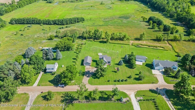 5159 E Pratt Rd, Saint Johns, MI 48879 - overview of rural landscape