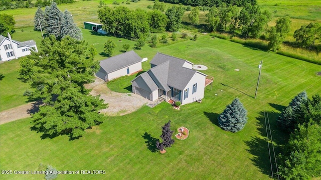 5159 E Pratt Rd, Saint Johns, MI 48879 - aerial view of sparsely populated area