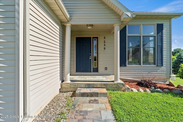 5159 E Pratt Rd, Saint Johns, MI 48879 - doorway to property