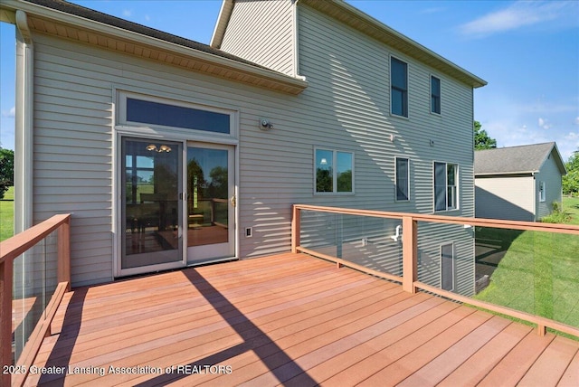 5159 E Pratt Rd, Saint Johns, MI 48879 - view of deck