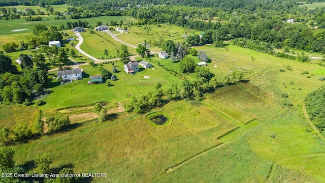 5159 E Pratt Rd, Saint Johns, MI 48879 - aerial view of sparsely populated area