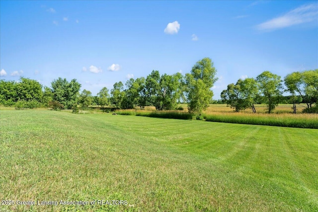 5159 E Pratt Rd, Saint Johns, MI 48879 - view of green lawn with a view of countryside