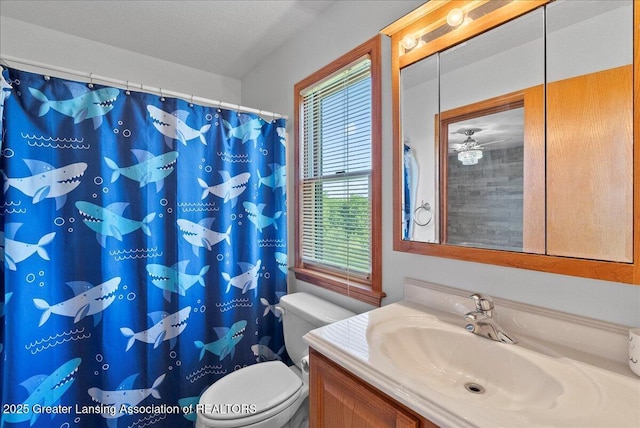 5159 E Pratt Rd, Saint Johns, MI 48879 - full bath featuring vanity and curtained shower