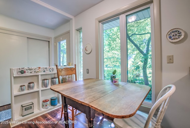 4451 Greenwood Dr, Okemos, MI 48864 - dining room featuring wood finished floors