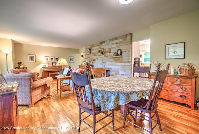 4451 Greenwood Dr, Okemos, MI 48864 - dining area with light wood-type flooring