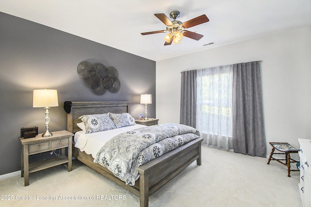 3706 Flying Gulch Dr, Holt, MI 48842 - carpeted bedroom with ceiling fan