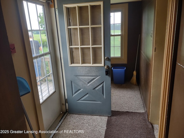 16711 Stark Rd, Springport, MI 49284 - entryway featuring carpet