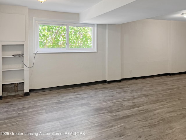 3500 S Catherine St, Lansing, MI 48911 - basement with wood finished floors