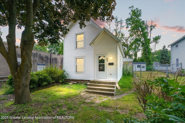 625 W Jefferson St, Grand Ledge, MI 48837 - rear view of house