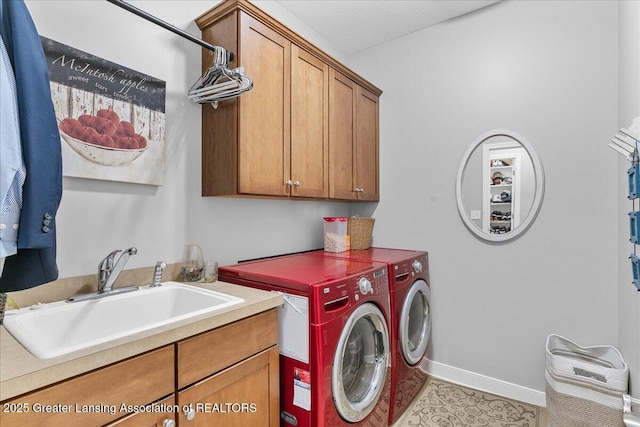 3537 Winborn Dr, Dewitt, MI 48820 - washroom featuring cabinet space and independent washer and dryer
