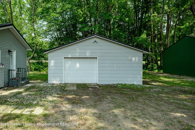 1337 Shepard St, Crystal, MI 48818 - view of detached garage