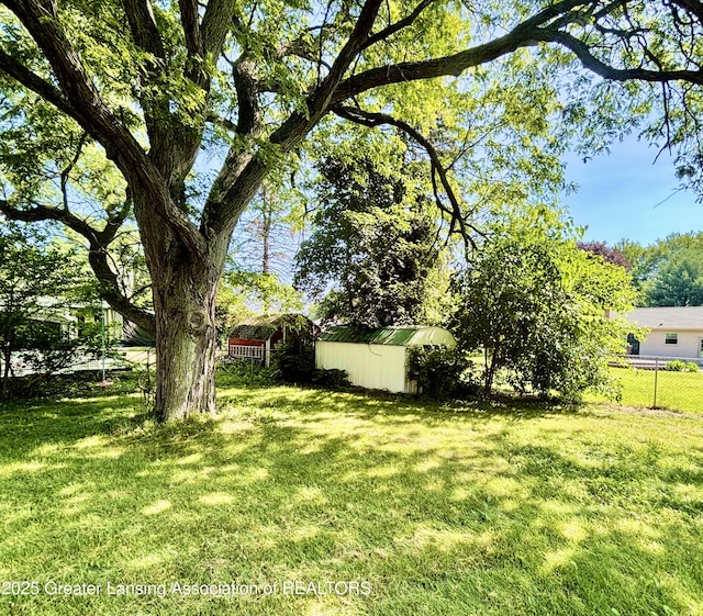 1214 Otto Rd Unit R1, Charlotte, MI 48813 - view of yard with a shed