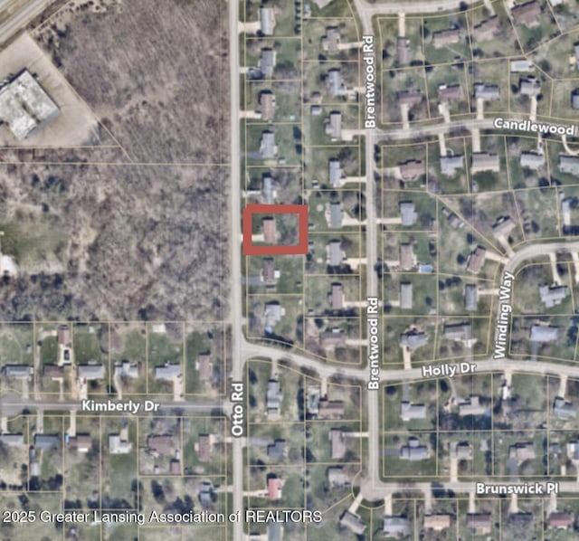 1214 Otto Rd Unit R1, Charlotte, MI 48813 - map / location featuring property boundaries highlighted