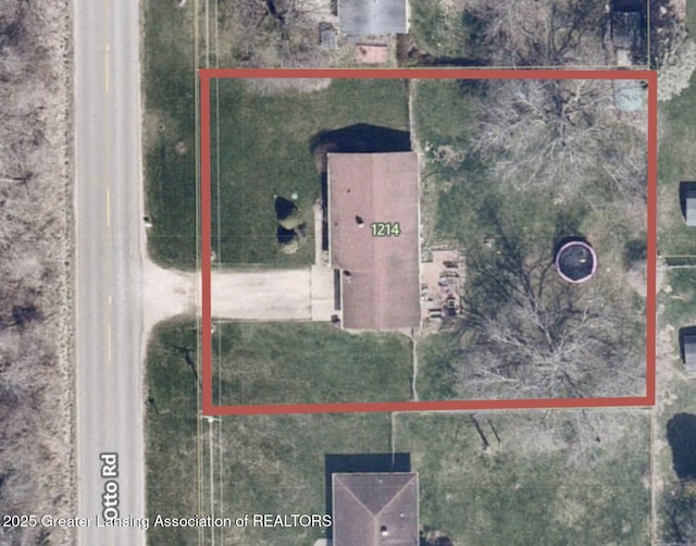 1214 Otto Rd Unit R1, Charlotte, MI 48813 - map / location featuring property parcel outlined