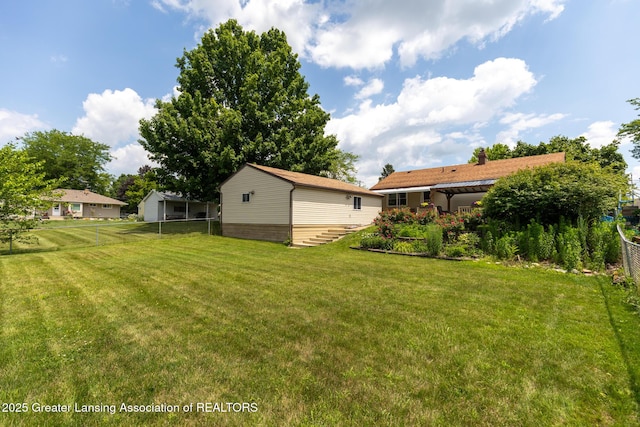 1220 Seymour St, Grand Ledge, MI 48837 - view of yard