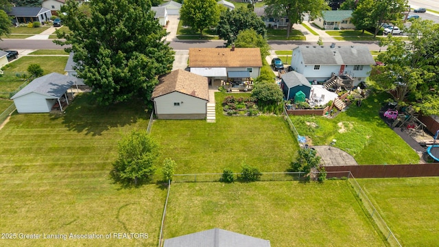 1220 Seymour St, Grand Ledge, MI 48837 - aerial perspective of suburban area