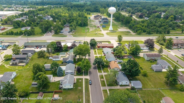 1220 Seymour St, Grand Ledge, MI 48837 - aerial view of property's location with nearby suburban area