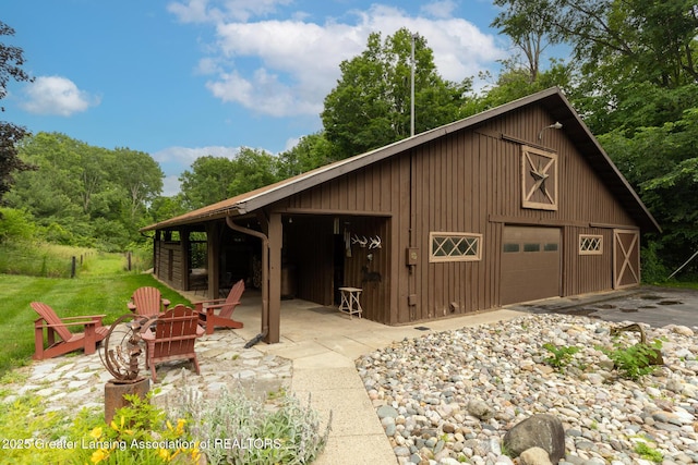 3536 N Royston Rd, Potterville, MI 48876 - view of detached garage