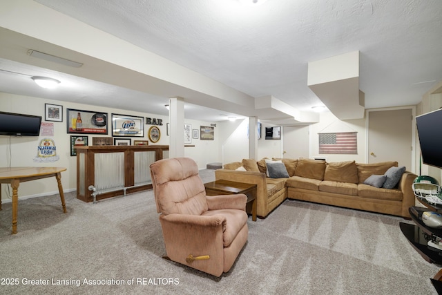 4629 Grandwoods Dr, Lansing, MI 48917 - living room featuring carpet