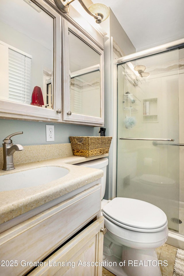 4326 Manitou Dr, Okemos, MI 48864 - full bath featuring vanity and a stall shower