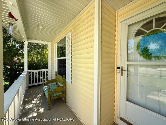 310 Brittany Ln, Mulliken, MI 48861 - view of porch