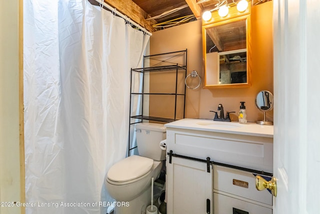 4461 Holt Rd, Holt, MI 48842 - full bathroom featuring vanity and curtained shower