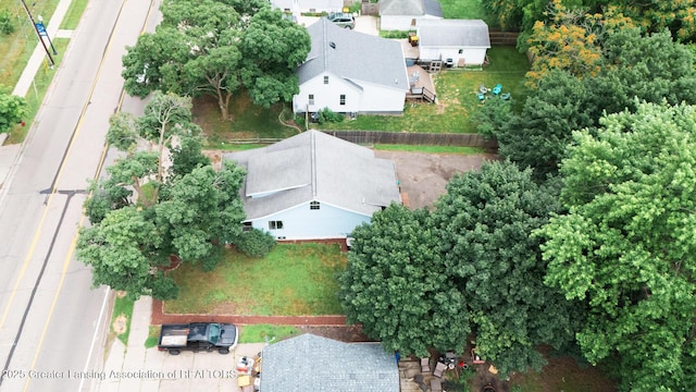 4461 Holt Rd, Holt, MI 48842 - view from above of property